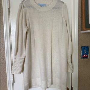 Hill House Cream merino wool Sweater dress
